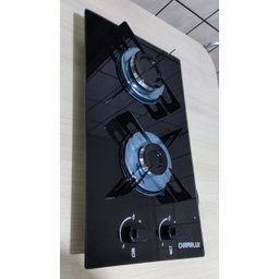 Cooktop a Gás 2 Bocas em Vidro Preto Bivolt Preto Glp - 5