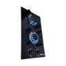 Cooktop a Gás 2 Bocas em Vidro Preto Bivolt Preto Glp - 2