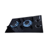 Cooktop a Gás 2 Bocas em Vidro Preto Bivolt Preto Glp - 1