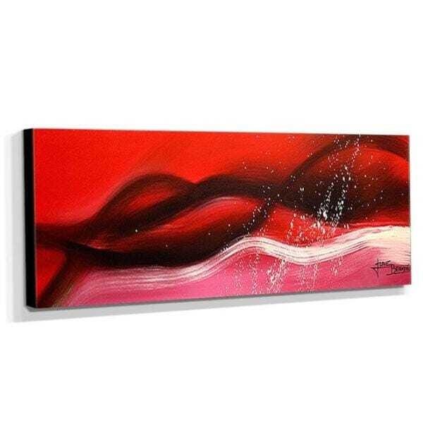 Quadro de Pintura Abstrato 40x105cm-1355 - 2