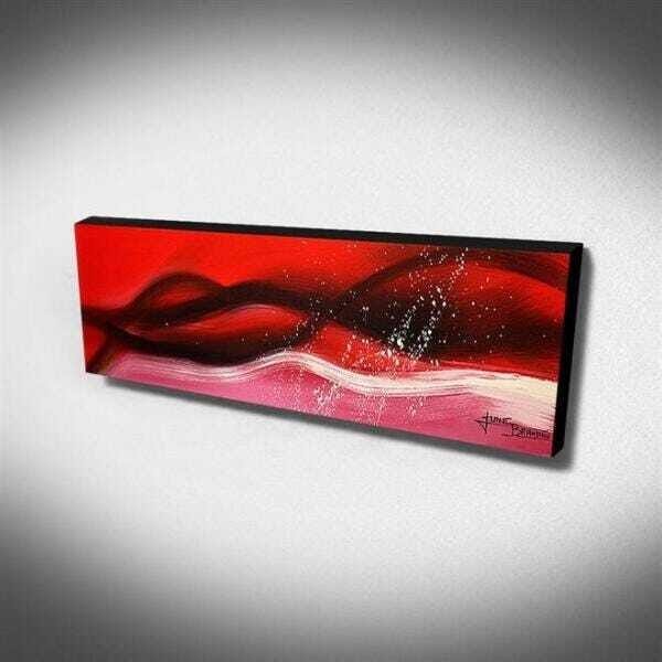 Quadro de Pintura Abstrato 40x105cm-1355 - 3