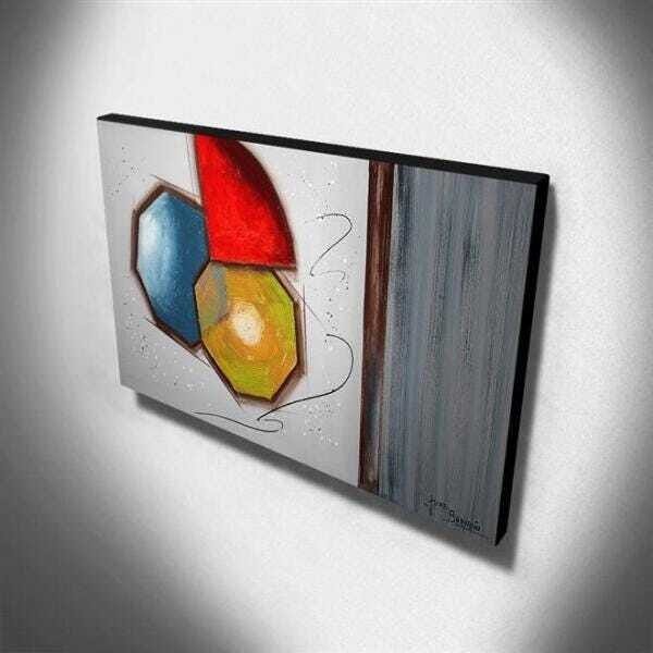 Quadro de Pintura Abstrato 60x105cm-1662 - 3