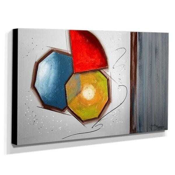 Quadro de Pintura Abstrato 60x105cm-1662 - 2