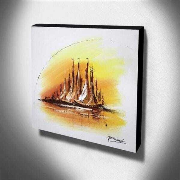 Quadro de Pintura Decorativo 60x60cm-1684 - 3