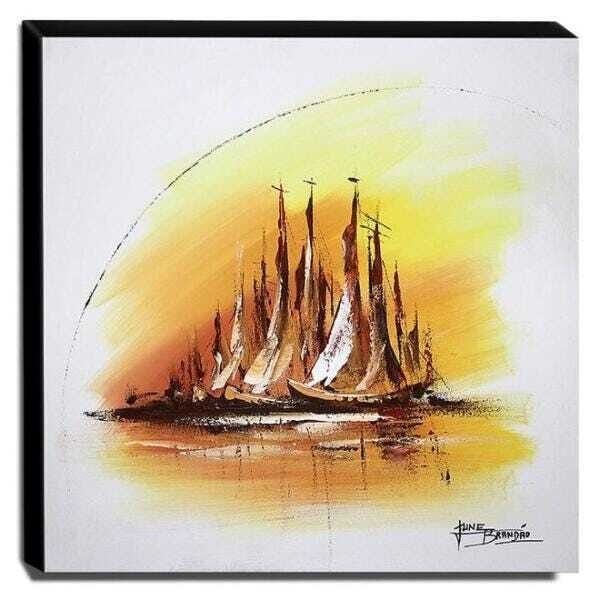 Quadro de Pintura Decorativo 60x60cm-1684 - 1