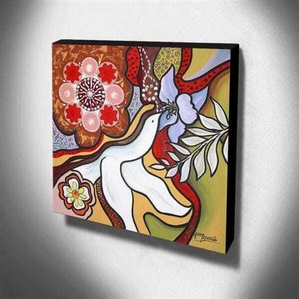 Quadro de Pintura Decorativo 60x60cm-1686 - 3