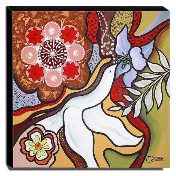 Quadro de Pintura Decorativo 60x60cm-1686 - 1