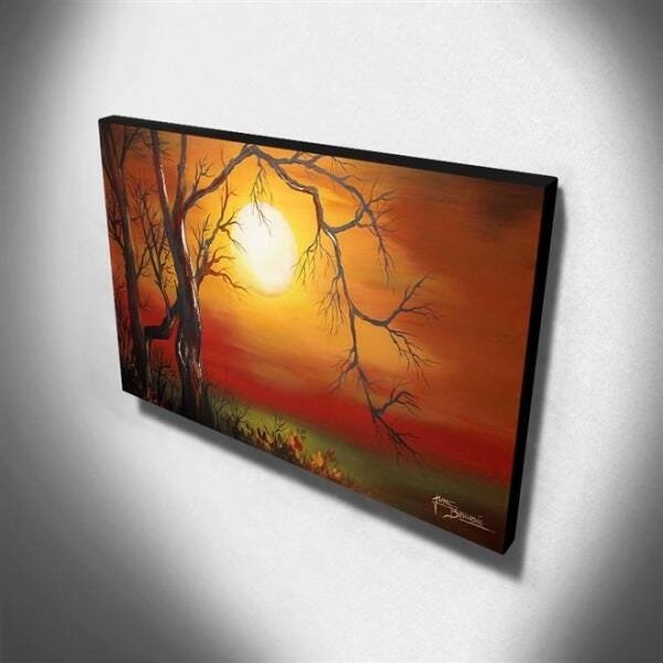 Quadro de Pintura Decorativo 70x120cm-1621 - 3