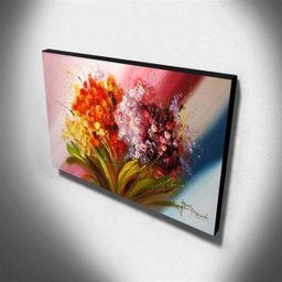 Quadro de Pintura Floral 70x120cm-1276 - 3