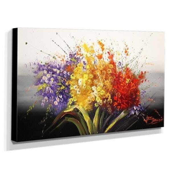 Quadro de Pintura Floral 70x120cm-1277 - 2