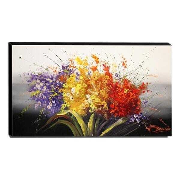 Quadro de Pintura Floral 70x120cm-1277 - 1
