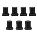 Ver imagem 1 de Kit 07 Und Acabamento de Registro Preto Encaixe Padrão Deca Docol 1.2 e 3.4 Docol