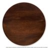 Prato Giratório Centro de Mesa Madeira Castanho 70cm - 1