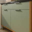 Ver imagem 3 de Conjunto Armários Modular para Lavanderia Balcão 120cm + Aéreos 160cm Armazenamento Mdf Multiuso:ver