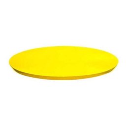 Prato Giratório Centro de Mesa Laqueado Amarelo 60cm - 2