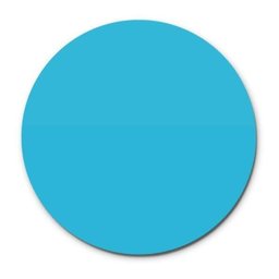 Prato Giratório Centro de Mesa Laqueado Azul Turquesa 60cm - 1