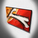 Ver imagem 3 de Quadro de Pintura Abstrato 70x120cm-1459