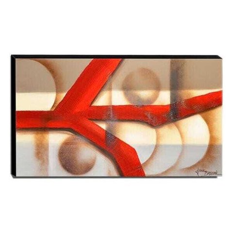 Quadro de Pintura Abstrato 70x120cm-1460