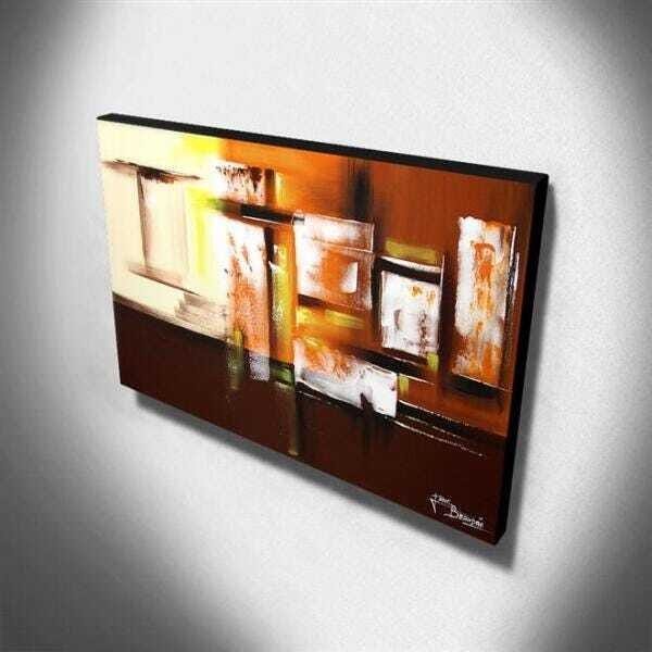 Quadro de Pintura Abstrato 70x120cm-1493 - 3