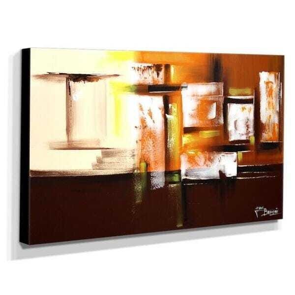 Quadro de Pintura Abstrato 70x120cm-1493 - 2