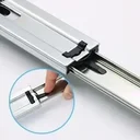 Ver imagem 6 de Corrediça Telescópica Larga 400 Mm Zinco Branco Avulsa