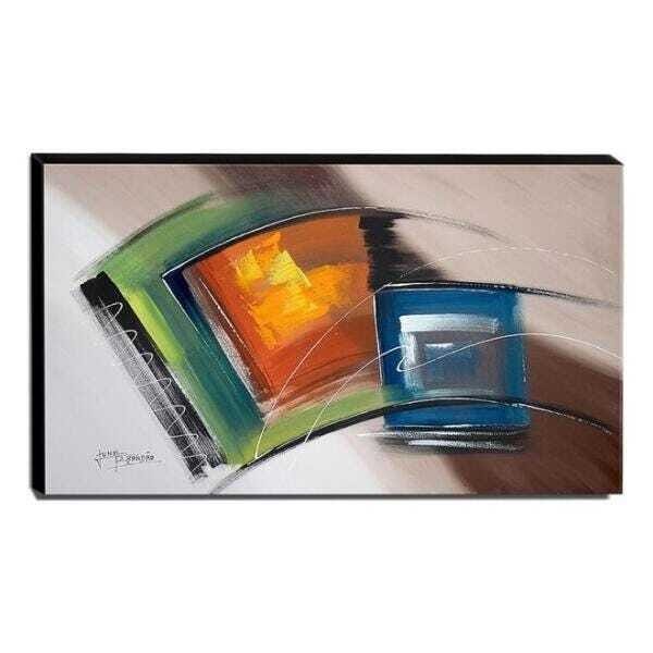 Quadro de Pintura Abstrato 70x120cm-1691 - 1