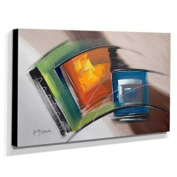 Quadro de Pintura Abstrato 70x120cm-1691 - 2