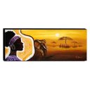 Ver imagem 1 de Quadro de Pintura Africana 40x105cm-1241
