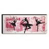 Quadro de Pintura Bailarina 40x105cm-1437 - 1