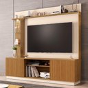 Ver imagem 1 de Home para TV Th Shop 70" 201cm MDP com LED Ripada Cinamomo Off White Bechara Móveis