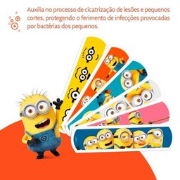 Curativo Cremer Infantil Minions Caixa com 10un Cada - Kit C/12 - 3