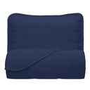 Ver imagem 2 de Colcha Satinee Square Marinho 300 fios - Queen