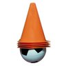 Kit 4 Cones e Bola de Vinil Treino de Futebol Infantil - 5