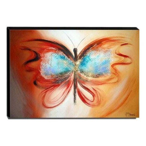 Quadro de Pintura Borboleta 80x115cm-1074