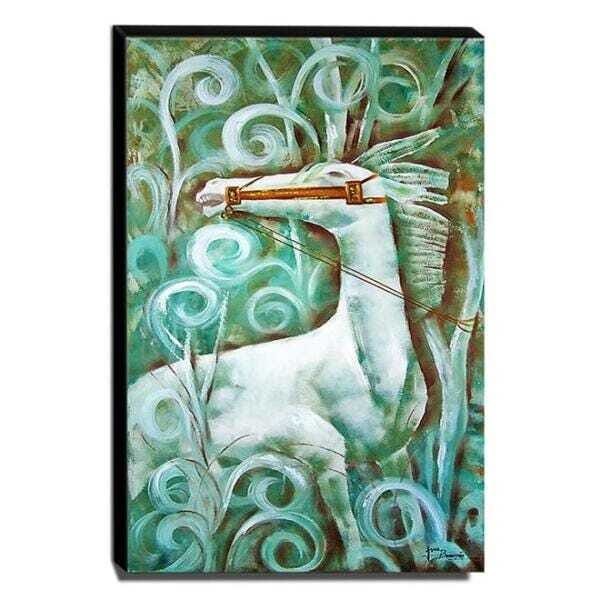 Quadro de Pintura Cavalo 120x70cm-0764 - 1