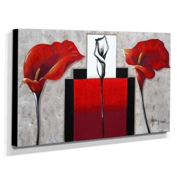 Quadro de Pintura Copo de Leite 70x120-1508 - 2