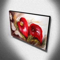Quadro de Pintura Copos de Leite 70x120cm-1639 - 3