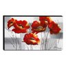 Quadro de Pintura Papoulas 60x105cm-1498 - 1