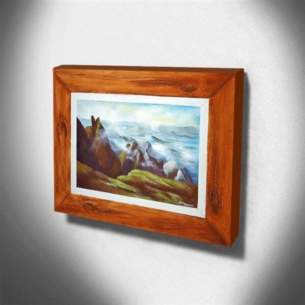 Quadro de Pintura Serra dos Orgãos 80x100cm-0981 - 3