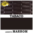 Ver imagem 4 de Conjunto 2 Poltronas 1 Namoradeira Assento Estofado e Mesa Classe A - Marrom Tabaco