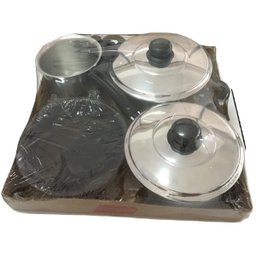 Conjunto de Panelas Polidas 04 Peças - 2 Conjunto de Panelas Polidas 04 Peças - 2