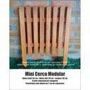 Ver imagem 4 de Cerca Cerquinha Jardim Horta Decoração Modular 50x65 Cm com Pintura Neonx:verniz Mogno Uv