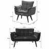 Conjunto de Poltronas 2 Opalas e 1 Namoradeira Vermelho Bordô - 2