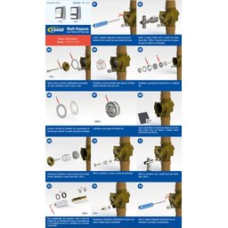 Reparo Acionador Valvula Hydra Completo Luxo e Master Censi - 7