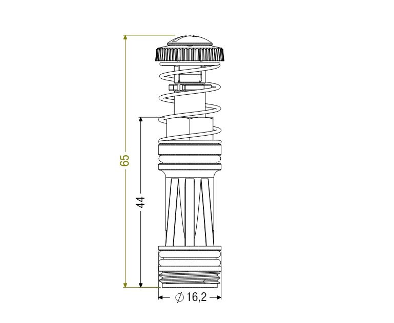 Reparo Acionador Valvula Hydra Completo Luxo e Master Censi - 2