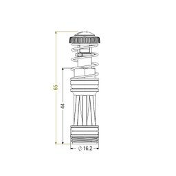 Reparo Acionador Valvula Hydra Completo Luxo e Master Censi - 2
