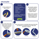 Ver imagem 4 de Moldura Roda Teto Eva Autocolante E23 3,5cmx1cm 5 Metros - Cinza