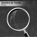 Ver imagem 4 de Kit 2 Poltronas Decorativas Cadeiras Egg com Capitonê Cinza com Base Fixa de Madeira