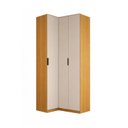 Ver imagem 4 de Módulo de Canto Reto 3 Portas 100% Mdf Altezza Clean