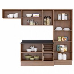 Cozinha Completa 7 Módulos 11 Portas Calábria Multimóveis - 3 Cozinha Completa 7 Módulos 11 Portas Calábria Multimóveis - 3